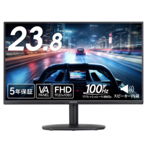 【即納/短納期モデル】グリーンハウス GH-LCW24S-BK 24インチワイド フルHD VA スピーカー HDMI 5年保証 SB