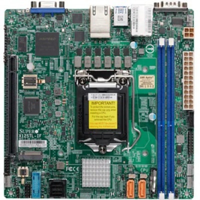 【取寄せ品】Supermicro X12STL-IF INTEL C252チップセット LGA1200 Mini-ITXマザーボード バルク
