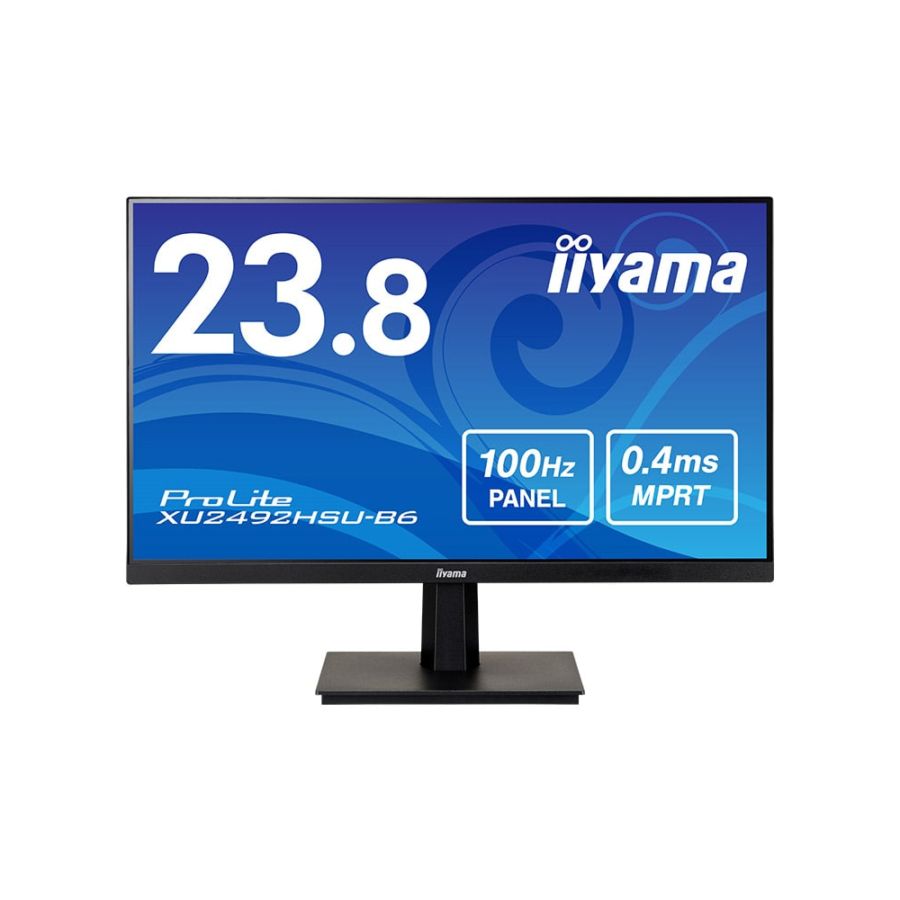 【在庫/短納期モデル】iiyama XU2492HSU-B6 ProLite 24インチ IPSパネル フルHD HDMI DP ブラック チルト スピーカー 3年間保証 SB