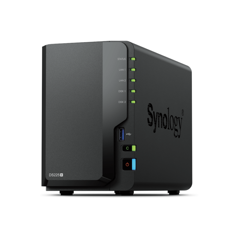 【短納期対応】 Synology DS225+(Celeron J4125/12TB×2/タワー) DS225+2402SYSB3 【3年先出センドバック保証】