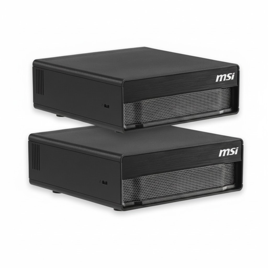 【取り寄せ】MSI EdgeXpert 超小型 AIスーパーコンピューター 2台セット（QSFP Linkケーブル付属）