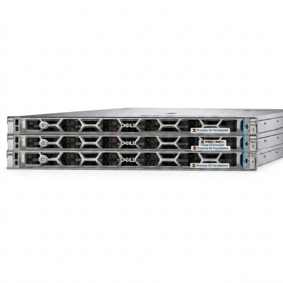 DELL PowerEdge R470 6511P 16C Proxmox HCIお薦め構成 3式1セット