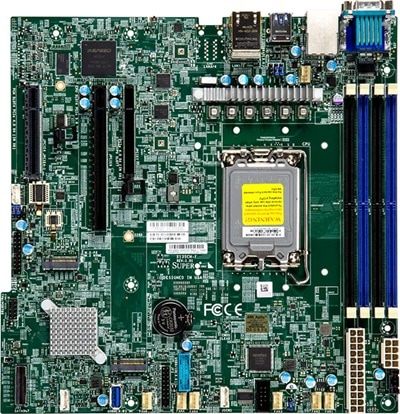 【取寄せ品】Supermicro X13SCH-F INTEL C266チップセット LGA1700 バルク MicroATX
