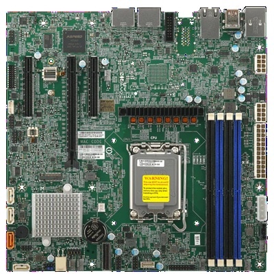 【取寄せ品】Supermicro X14SAZ-F INTEL LGA-1851 Micro ATXマザーボード バルク