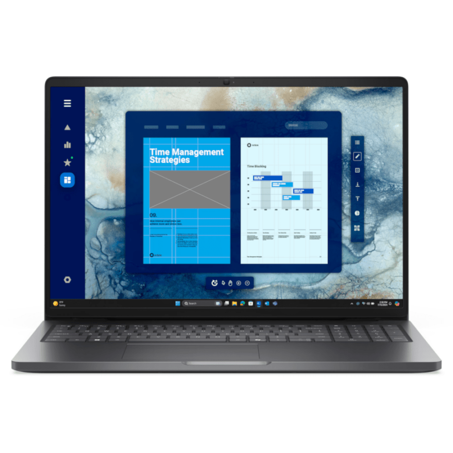 【短納期モデル】NBLA151-011H1 Dell Pro 16 Core Ultra 5 235U 8GB SSD 256GB ドライブなし Win11Pro Office H&B 2024 16インチ FHD+ 非タッチ カメラ テンキー 指紋認証 1年保守 マグネタイトカラー SB