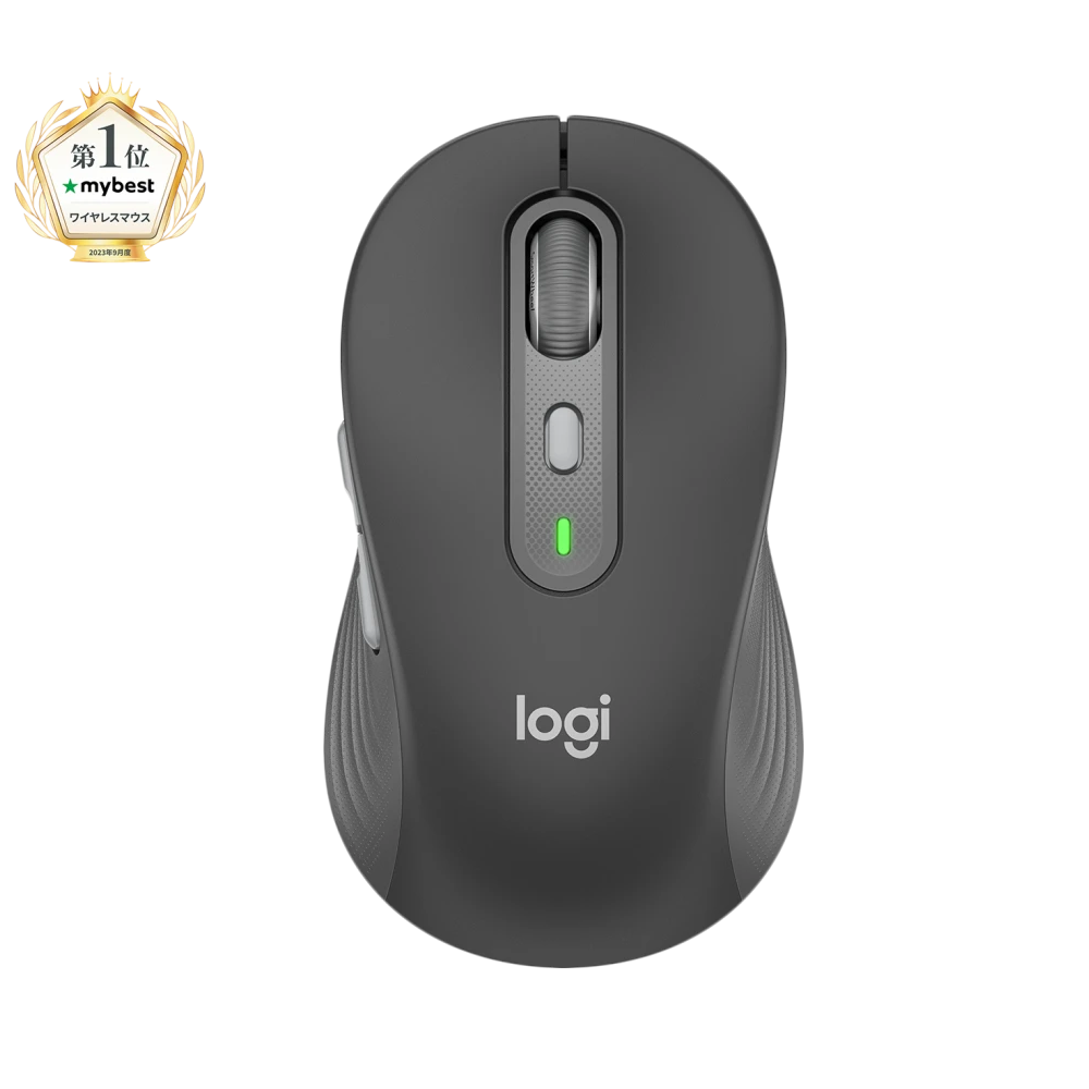 ロジクール M750MGR Signature Plus M750 Mサイズ ワイヤレスマウス ボタン6個 Logicool