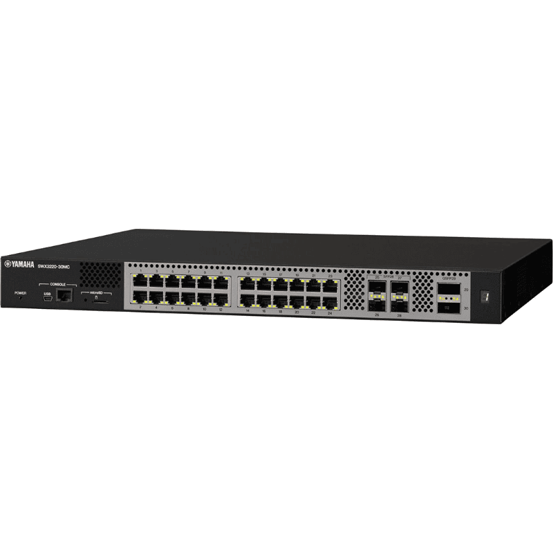 【取り寄せ】YAMAHA 10GB対応多ポートL3スイッチ SWX3220-30MC