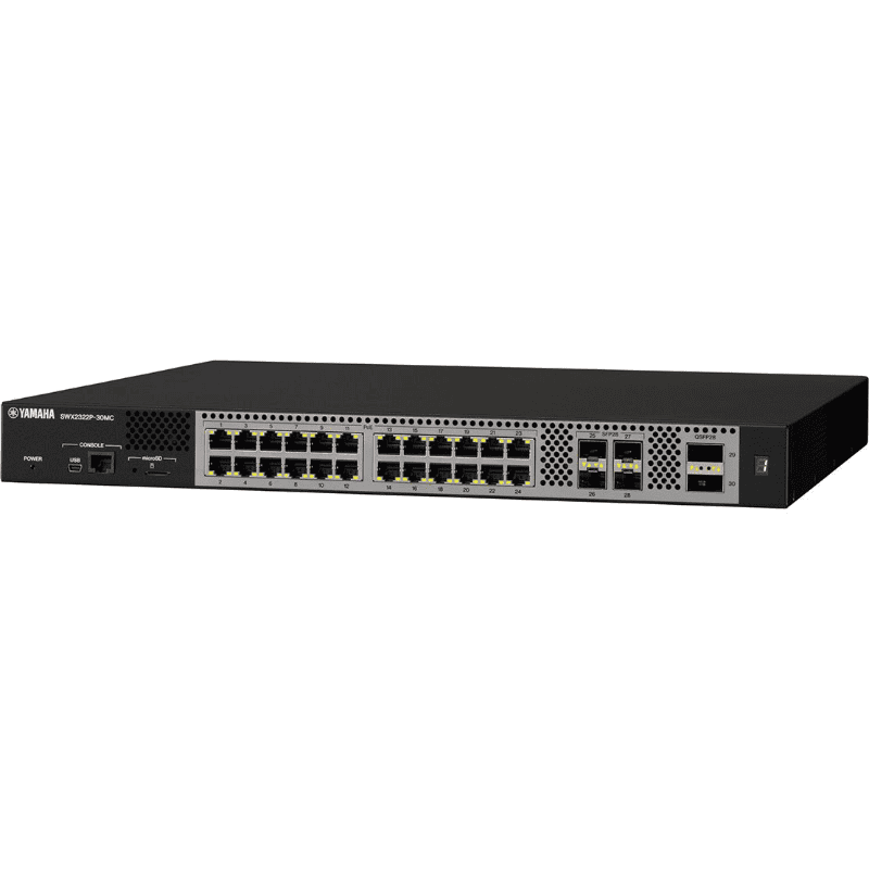 【取り寄せ】YAMAHA 10GB対応多ポートPoEスイッチ SWX2322P-30MC