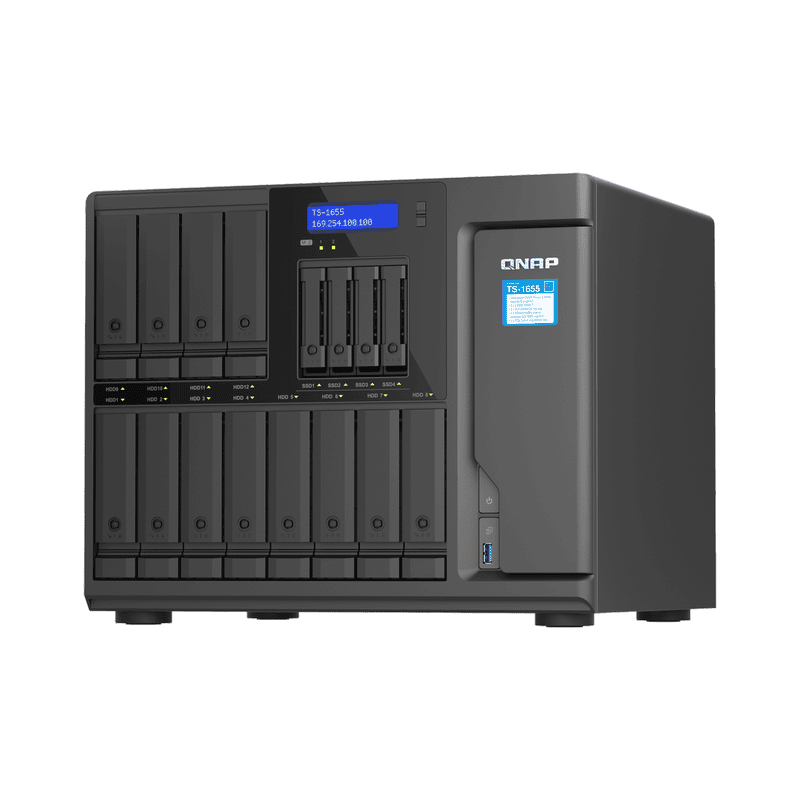 【取り寄せ】QNAP TS-1655-8G(Atom C5125/12+4ベイ/タワー)