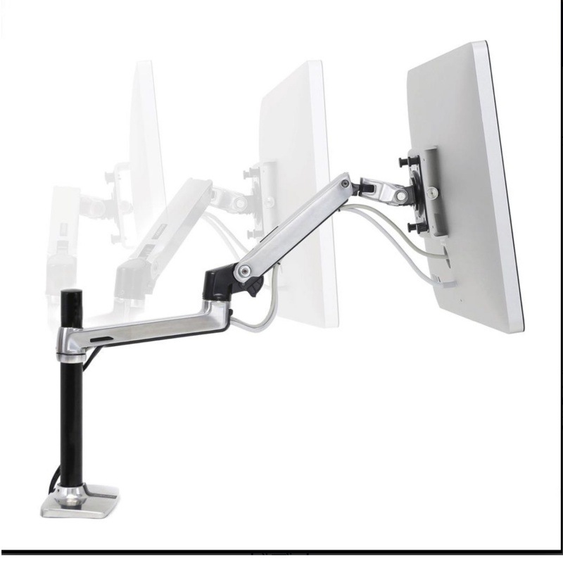 Ergotron デュアルモニターアーム 45-295-026 長身ポール Amazon.co.jp: ERGOTRON エルゴトロン LX デスク モニターアーム