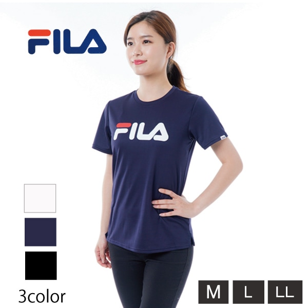 レディース FILA フィラ Tシャツ 半袖 スポーツ 吸水速乾 日焼け対策