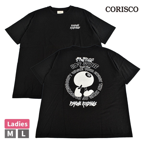 T����� Ⱦµ CORISCO �ʥ��ꥹ���˥ϡ��� ��ǥ����� �ؿ� �ȥåץ� ���� �ɽ� ������ɽ� �ץ��� ��ä��� �����С������� �ե꡼������ �ۥ磻�� �֥�å� ��1���ޤǥ᡼���زġ�