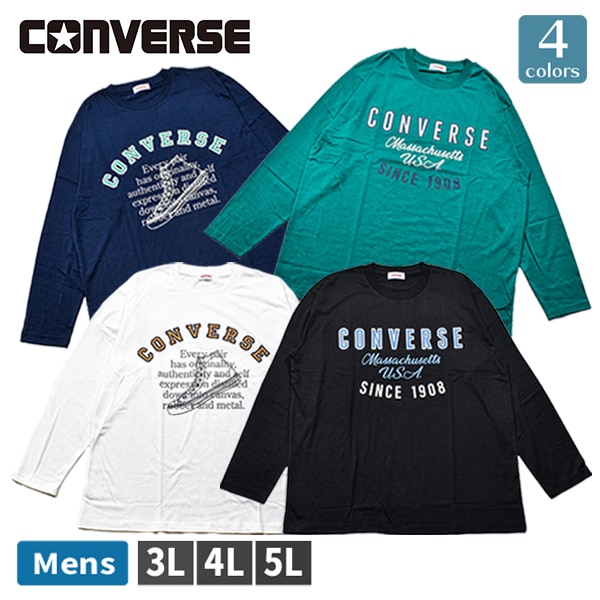 礭 T Ĺµ T CONVERSE С  » ȥåץ 롼ͥå ݼ  ץ ֥ ᥫ  ץ쥼 ե 3L 4L 5L