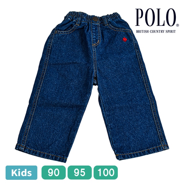 POLO ݥ baby ٥ӡ ѥ 󥰥ѥ Ĺܥ ܥ ǥ˥ ĥ å Ҥɤ ˻ Ҷ ˤλ ץ ǥ˥ 90 95 100 ץ쥼 ե