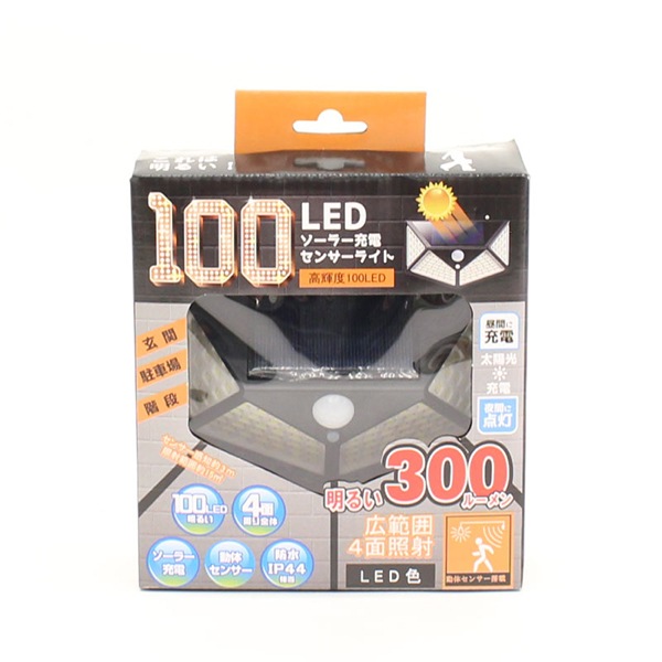 100LED �����顼���� ���󥵡��饤�� �����顼�ѥͥ� ���� ��־� ���� ���� BBQ ���뤤 ư�Υ��󥵡� ���ϰ� ���۸� �ɿ�