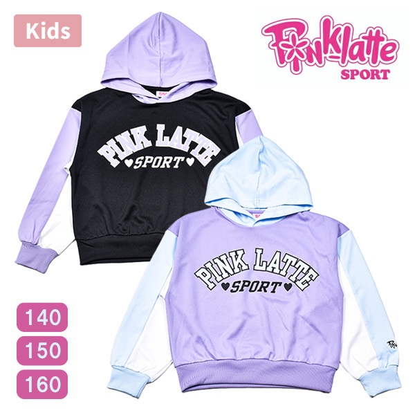 PINK-latte Sport �ԥ󥯥�� ���ݡ��� �ȥåץ� ���å� �ѡ����� �ѡ��� �ա��ǥ� �ȥ졼�ʡ� ���ݥ��� ����˥� �Ҥɤ� ���λ� GIRLS �����륺 140 150 160