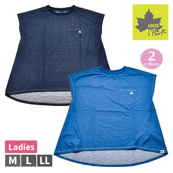 LOGOS Park �������ѡ��� �ǥ˥�Ĵ �Ρ����꡼�� ���åȥ��� �ȥåץ� ��ǥ����� �ؿ� M-LL ���� ���ݥ���� �ɤ��夦 5281-7664 ��1���ޤǥ᡼���زġ�