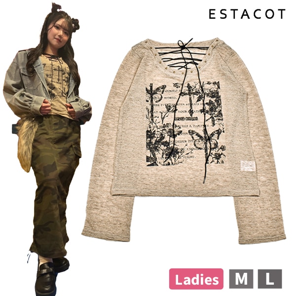 ESTACOT ���������å� �ȥåץ� �������ȥåץ� ��ǥ����� �ؿ� �졼�����å� ��ʸ���ǥ����� �����å� Ĺµ Ʃ���� �ץ��� ����륳���� ��1���ޤǥ᡼���زġ�