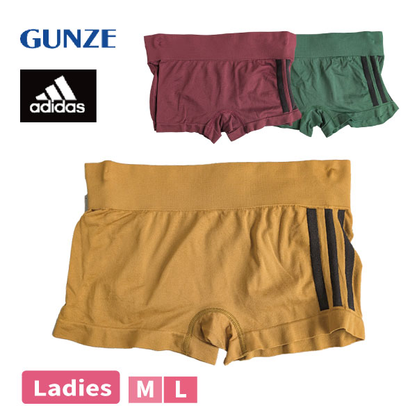 �ؿ� GUNZE adidas ���ǥ����� �ϡ��ե��硼�� ��ǥ�����  ����ץ� ���ݡ��� ���� ȩ�� ���ȥ�å� ���襤�� ������� M L 3�Ĥޤǥ᡼���ز�