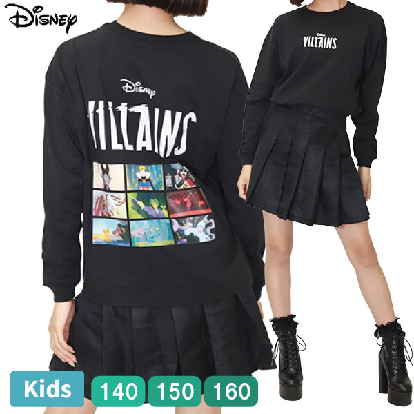 ���å� Ĺµ T����� �ȥåץ� �ǥ����ˡ� ������� ����T����� Disney VILLAINS �ȥåץ� ����T Ĺµ ���åȥ��� �Ҷ��� 140 150 160 ��100���1���ޤǥ᡼���زġ�