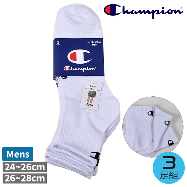 Champion �����ԥ��� ���� ���å��� ��� �»� 3­�� ���硼�ȥ��å��� ���硼�Ⱦ� 12cm������ �ۥ磻�� �򷤲� �������륽�å��� 3P 24-26cm 26-28cm ���� �̶� �̳�