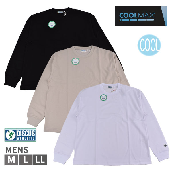 [���ش������ե���] �»� DISCUS USA���åȥ� COOLMAX �ɥ饤 ������ Ĺµ T����� ��� �ǥ������� M L XL �ȥåץ� ����ץ� ������� ̵�� �١����å��� 1�Ĥޤǥ᡼���ز�