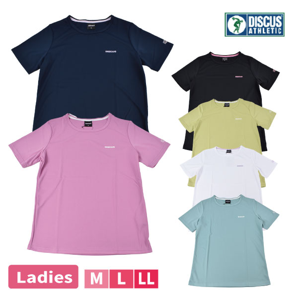 [���ش������ե���] ��ǥ����� �ǥ������� DISCUS Ⱦµ T����� �ؿ� ��Ŭ ���ݡ��� ���˥� ���������� ���� �� �ͥ��ӡ� �ۥ磻�� �ԥ� M L LL��1���ޤǥ᡼���زġ�