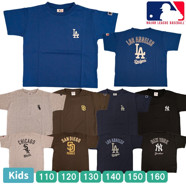 ���å� MLB Ⱦµ T����� ŷ�� �ɤ��夦 �ɥ��㡼�� �ѥɥ쥹 ��󥭡��� �᥸�㡼�꡼�� �١����ܡ��� ��� �Ҷ� �ȥåץ� 110-160cm ��1���ޤǥ᡼���زġ�
