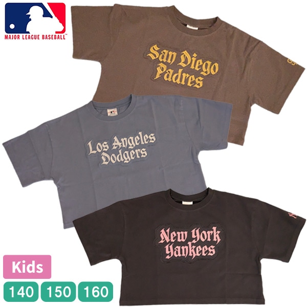 ���å� MLB Ⱦµ T����� �ȥåץ� û�� �����åץɾ� �᥸�㡼�꡼�� �Ҷ� ���λ� ���� �����륺 140-160cm �ɥ��㡼�� �ѥɥ쥹 ��󥭡��� ��1���ޤǥ᡼���زġ�