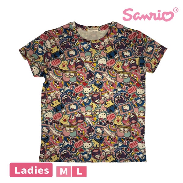 sanrio ����ꥪ Ⱦµ  �ؿ� ��ǥ�����  T����� �ȥåץ� ���襤�� ����饯���� M L ������ �ޥ���� ���ƥ� ���ʥ�� �ݥ�ݥ�ץ���1���ޤǥ᡼���زġ�