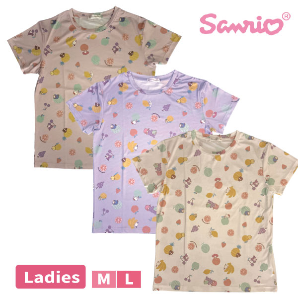 sanrio ����ꥪ Ⱦµ  �ؿ� ��ǥ�����  T����� �ȥåץ� ���襤�� ����饯���� M L ������ �ޥ���� ���ƥ� �ݤ���ä���1���ޤǥ᡼���زġ�