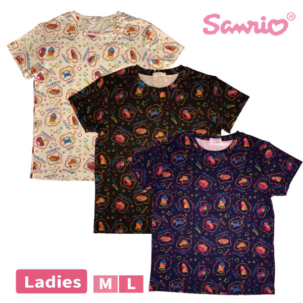 sanrio ����ꥪ Ⱦµ  �ؿ� ��ǥ�����  T����� �ȥåץ� ���襤�� ����饯���� M L ������ �ޥ���� ���ƥ� ��1���ޤǥ᡼���زġ�