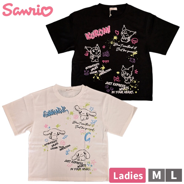 sanrio ����ꥪ Ⱦµ T����� M L ��ǥ����� �ؿ� ������ ���ʥ�� ���ʥ������ �ȥåץ� �� �� ����ꥪ����饯������ ��1���ޤǥ᡼���زġ�