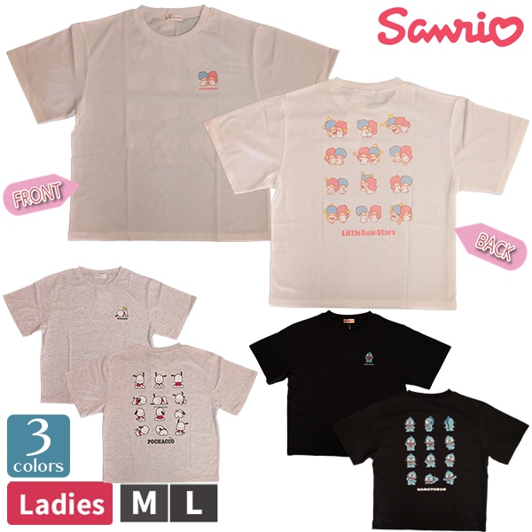 sanrio ����ꥪ Ⱦµ T����� �ȥåץ� M L ��ǥ����� �ؿ� �ݥ���å� �ϥ󥮥�ɥ� ��ȥ�ĥ��󥹥����� ���� ��� ����ꥪ����饯������ ��1���ޤǥ᡼���زġ�