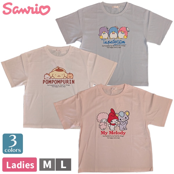 sanrio ����ꥪ Ⱦµ T����� �ȥåץ� M L ��ǥ����� �ؿ� ���������ɥ��� �ޥ�����ǥ� �ݥ�ݥ�ץ�� ����ꥪ����饯������ ��1���ޤǥ᡼���زġ�