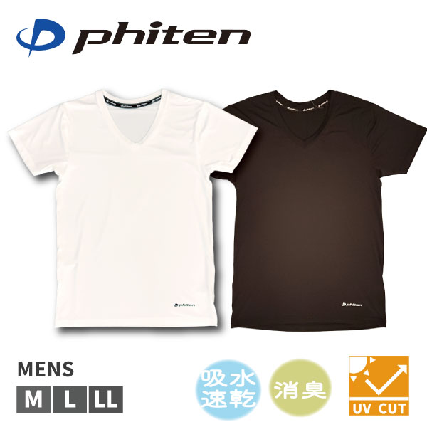 �ڤ����󤻾��ʡ�phiten �ե����ƥ� ����ʡ� V�� Ⱦµ ��� M L LL ���ݡ��ĥ�����  UV �ɥ饤 �ý� �ۿ�®�� �֥�å� �ۥ磻�� M034PH��1���ޤǥ᡼���زġ�