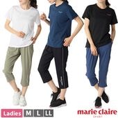 ��ǥ����� �ؿ� marie claire sport �ޥꥯ�졼�� ���ݡ��� Ⱦµ T����� �ȥåץ� �ޥꥯ�� M L LL �֥��� �ץ��� ��1���ޤǥ᡼���زġ� 416-901