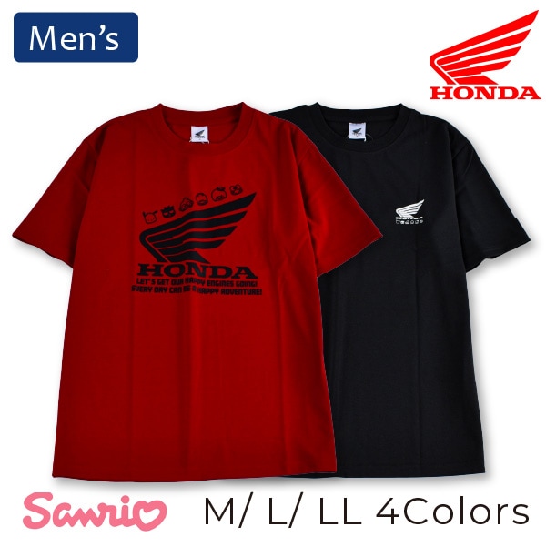sanrio(����ꥪ) HONDA(�ۥ��) ��� Ⱦµ T����� 1���ޤǥ᡼���ز� superCub ���� �ۿ�®�� �ʺ� �����T ���� �»� �� �� �� M L LL �ȥåץ� ���åȥ��� �� �� ���襤�� �������