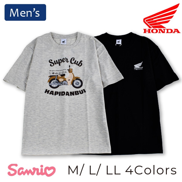 sanrio(����ꥪ) HONDA(�ۥ��) ��� Ⱦµ T����� 1���ޤǥ᡼���ز� superCub ���� �ۿ�®�� �ʺ� �����T ���� �»� �� �� �� M L LL �ȥåץ� ���åȥ��� �� �� ���襤�� �������