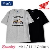 sanrio(����ꥪ) HONDA(�ۥ��) ��� Ⱦµ T����� 1���ޤǥ᡼���ز� superCub ���� �ۿ�®�� �ʺ� �����T ���� �»� �� �� �� M L LL �ȥåץ� ���åȥ��� �� �� ���襤�� �������