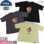 ��ǥ����� �ؿ� �ե롼�ĥ���� T����� 5ʬµ Ⱦµ �ȥåץ� ���롼�ͥå� M L GG������ GGWEAR �ѥ���η� ������ �����T ���⥫�襤�� ��1���ޤǥ᡼���زġ�