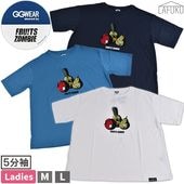��ǥ����� �ؿ� �ե롼�ĥ���� T����� 5ʬµ Ⱦµ �ȥåץ� ���롼�ͥå� M L GG������ GGWEAR �ѥ���η� ������ �����T ���⥫�襤�� ��1���ޤǥ᡼���زġ�