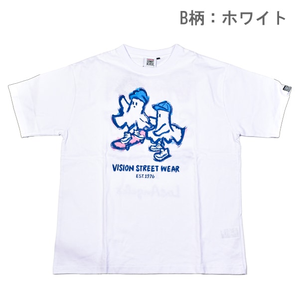 ���Ͳ����ʡ�VISION STREET WEAR �������ȥ��������� �ץ��� Ⱦµ T����� ��˥��å��� �˽����� ��� �»� ��ǥ����� �ؿ� �����奢�� ���ȥ꡼�� ��1���ޤǥ᡼���زġ�