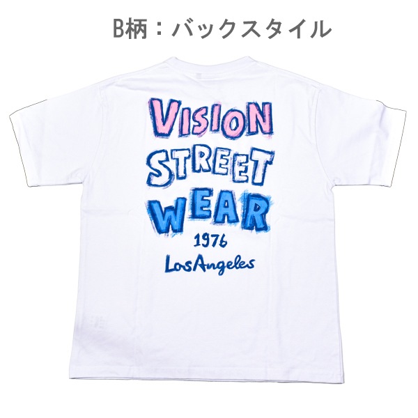 ���Ͳ����ʡ�VISION STREET WEAR �������ȥ��������� �ץ��� Ⱦµ T����� ��˥��å��� �˽����� ��� �»� ��ǥ����� �ؿ� �����奢�� ���ȥ꡼�� ��1���ޤǥ᡼���زġ�