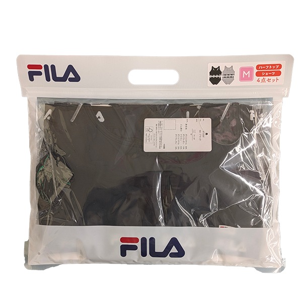 FILA��4�����å� �ϡ��եȥå�2�� ���硼��2�� ʡ��  �ؿ� ��ǥ����� ���硼�� �ѥ�� �ϡ��եȥå� �ϥåԡ��Хå�  M L