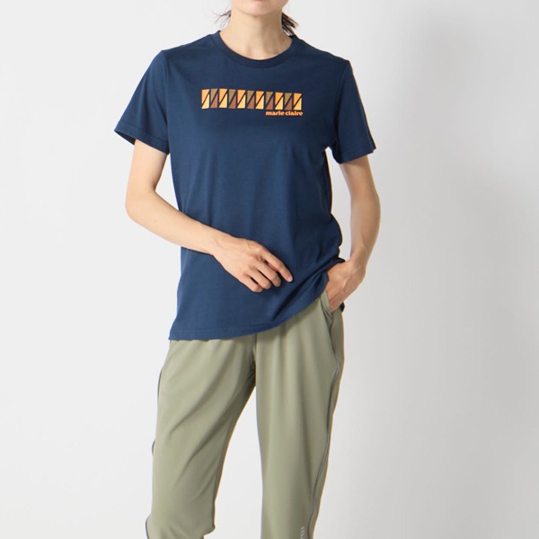 ��ǥ����� �ؿ� marie claire sport �ޥꥯ�졼�� ���ݡ��� Ⱦµ T����� �ȥåץ� �ޥꥯ�� M L LL �֥��� �ץ��� ��1���ޤǥ᡼���زġ� 416-902