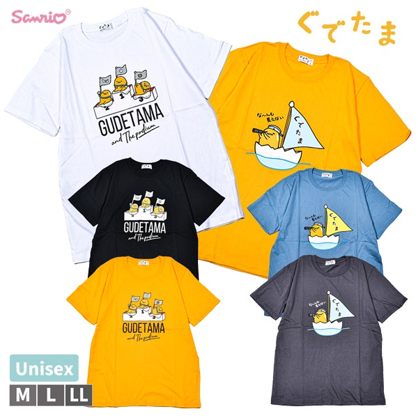 T����� ���Ǥ��� gudetama ����ꥪ SANRIO ��˥��å��� �˽����� ��� �»� ��ǥ����� �ؿ� Ⱦµ ������� ���襤�� �����奢�� M-LL ��1���ޤǥ᡼���زġ�