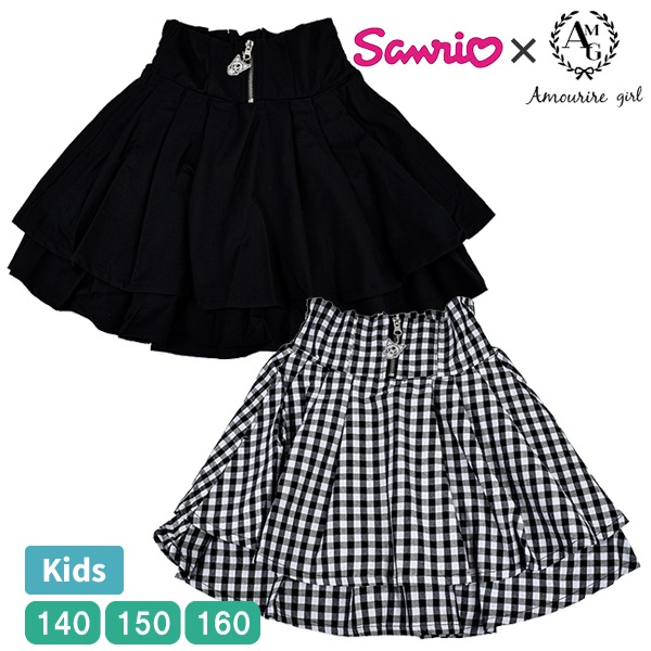 ������ Amourire girl ����꡼�륬���� ����ꥪ sanrio ���å� ���λ� �����륺 �������� �ե쥢�������� �ե�륹������ �Ҷ��� 140-160 �ϥ��������ȥ������� A�饤�󥹥����ȥ��åץե쥢��������