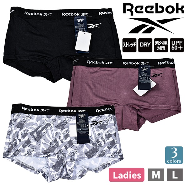 Reebok �꡼�ܥå� ���硼�� �ܥå������硼�� ��ǥ����� ����ʡ� ���� �ѥ�� �ؿ� ������������� UV���å� UPF50�� ���ȥ�å� �ۿ�®�� DRY ���ݡ��� ���� ���� ��4���ޤǥ᡼���زġ�