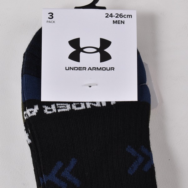 UNDER ARMOUR ������������ޡ� ���� ���å��� ��� �»� 3­�� ���ˡ������� ���ˡ��������å��� ���硼�� �� �������륽�å��� 3P 24-26cm 26-28cm ���ݥ���� ����